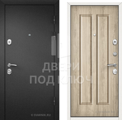Входная дверь 2 мм с толщиной металла эконом ДПК-13181