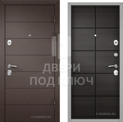 Утепленная входная дверь в квартиру, в корзину ДПК-9790