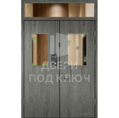 Дверь с фрамугой ДПК-13786