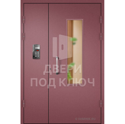 Техническая порошковая двупольная дверь ДПК-13837