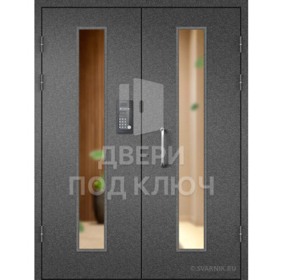 Входная дверь с окном ДПК-13743