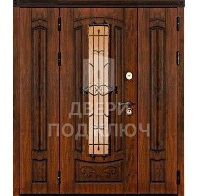 Дверь с остеклением ДПК-12569